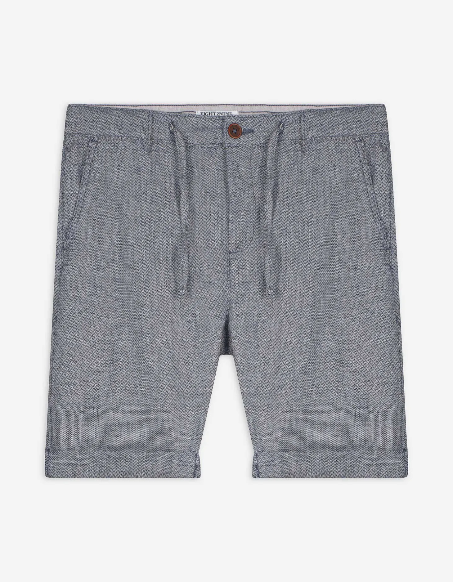 Short - Vaste pijpomslag - donkerblauw