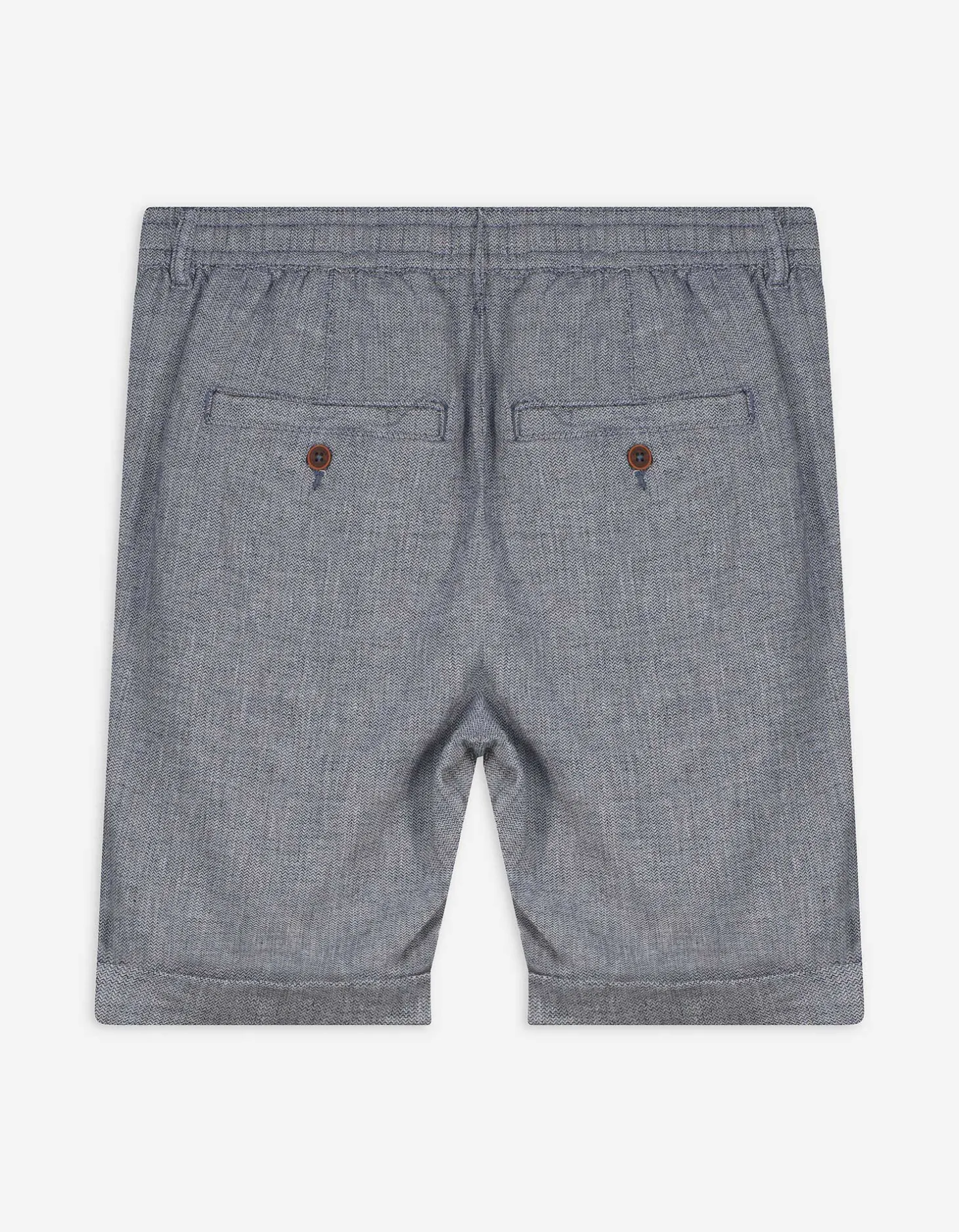 Short - Vaste pijpomslag - donkerblauw
