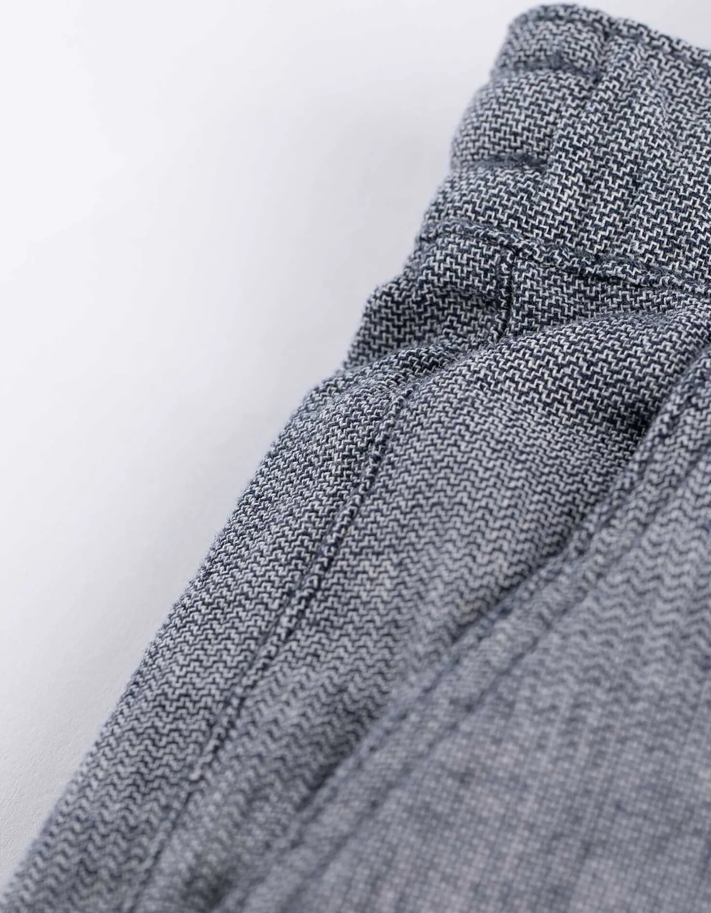 Short - Vaste pijpomslag - donkerblauw