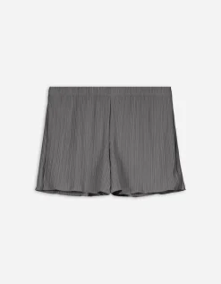 Short - Wide leg - donkergrijs