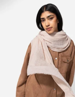 Sjaal - Viscosemix - beige