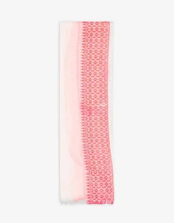 Sjaaltje - Jacquard - wit