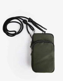 Smartphonehoesje - nylon - donkergroen