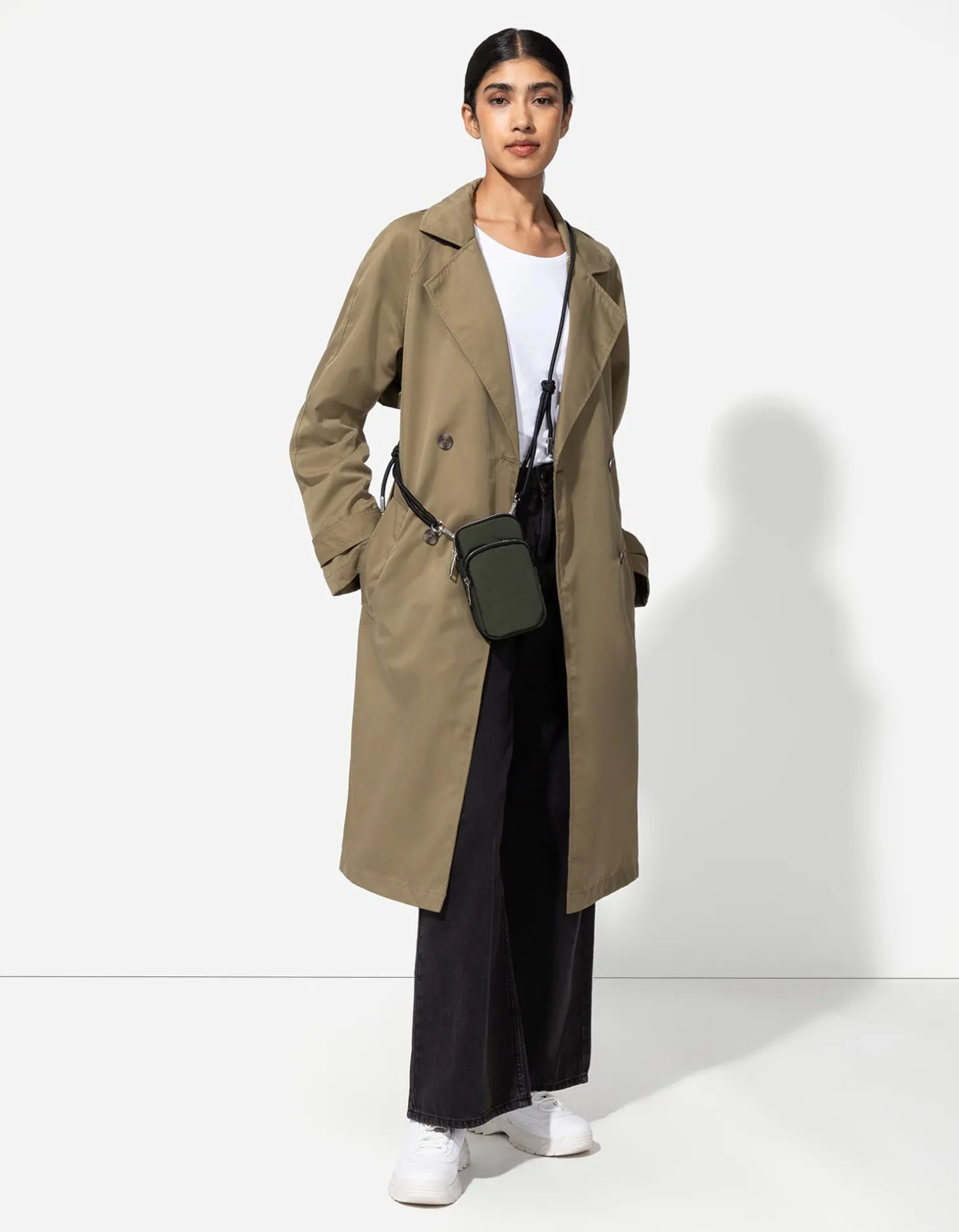 Smartphonehoesje - nylon - donkergroen