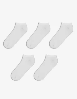 Sneakersokken - Set van 5 - wit