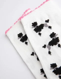 Sokken - Dierenprint - wit