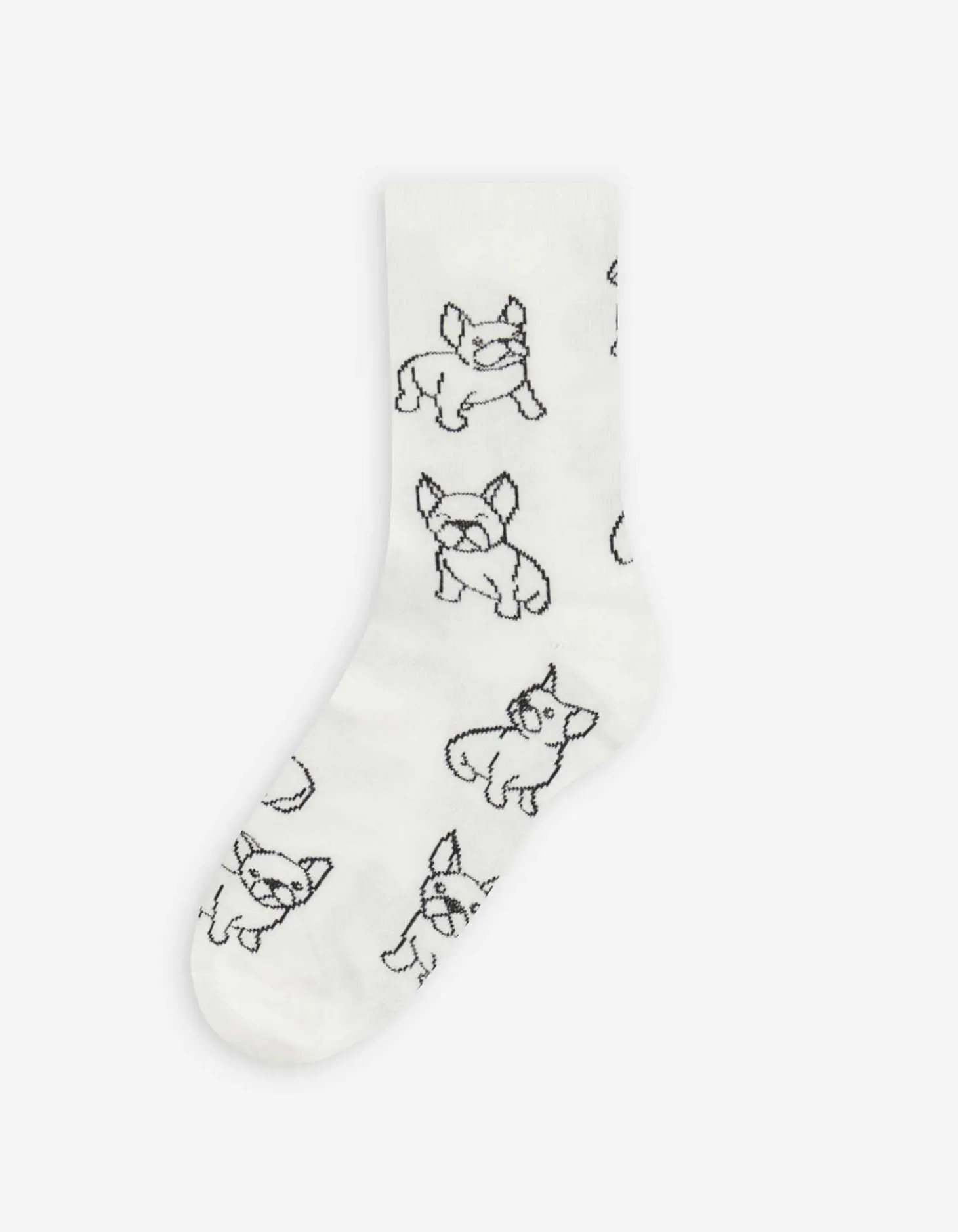 Sokken - Dierenprint - wit