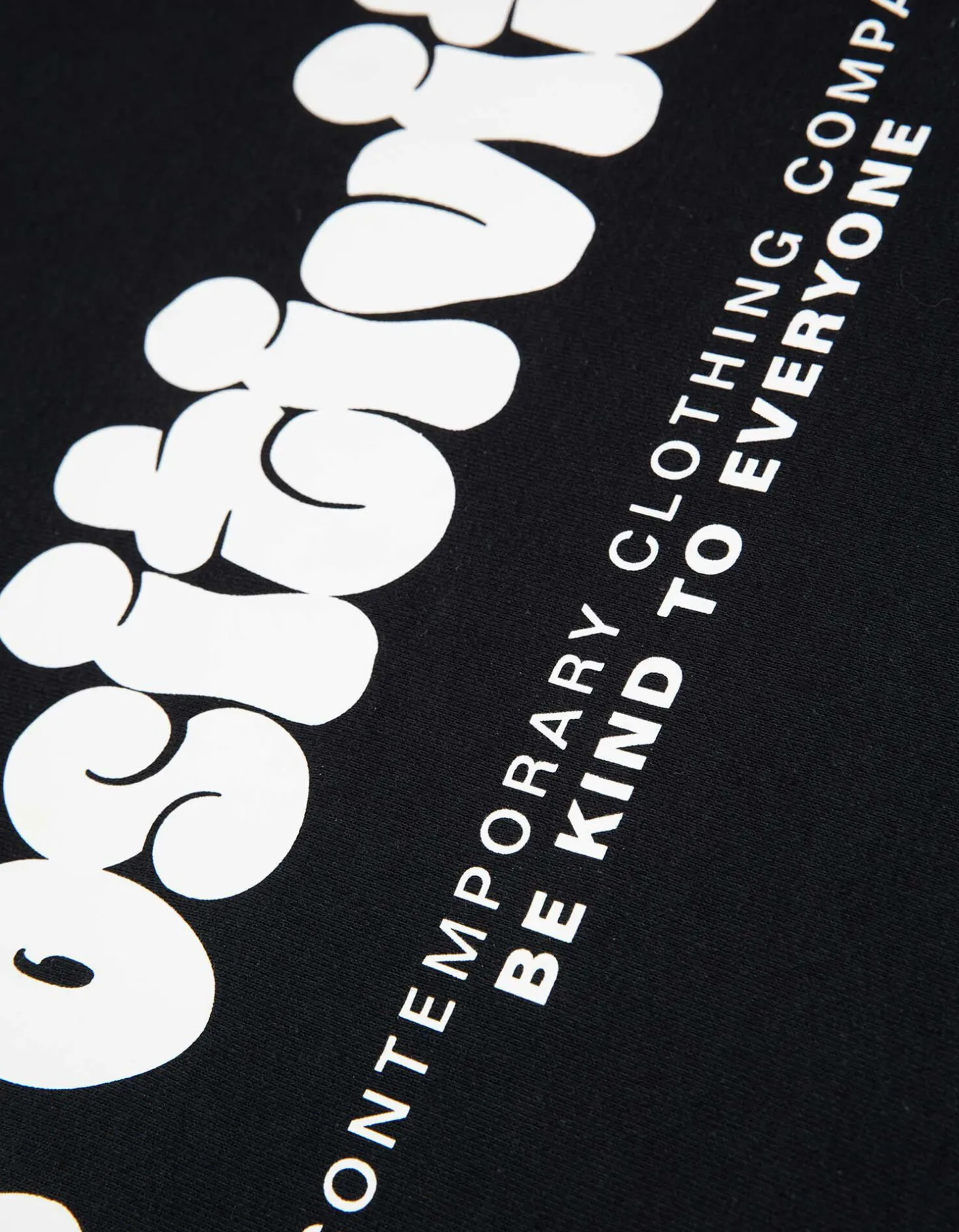 Sweatshirt - Afdrukken achteraan - zwart