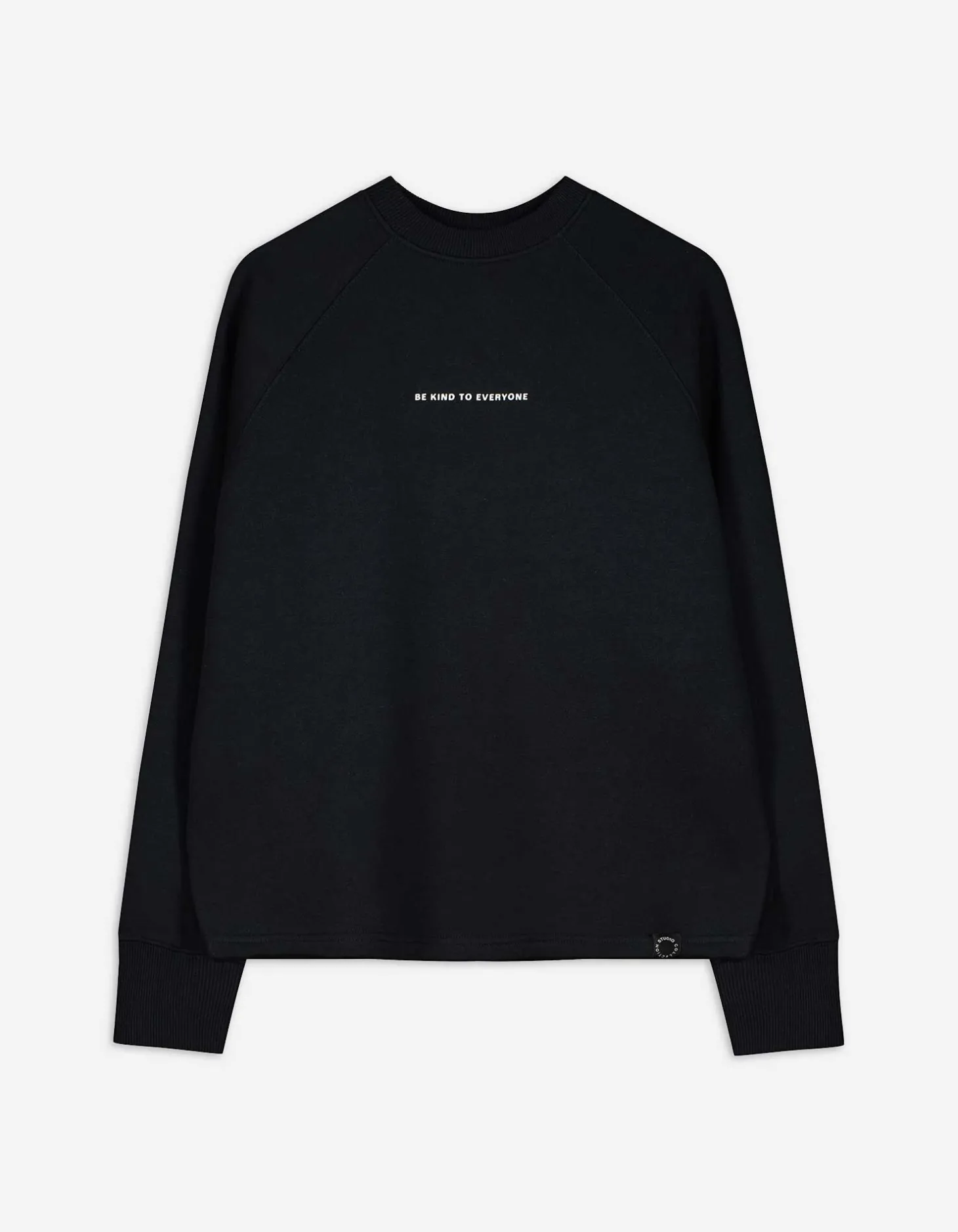 Sweatshirt - Afdrukken achteraan - zwart