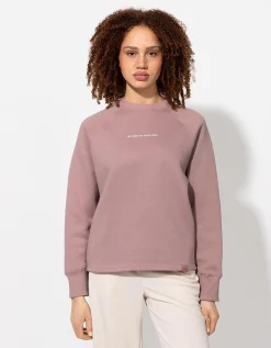 Sweatshirt - Afdrukken achteraan - roze