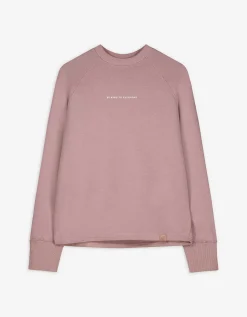 Sweatshirt - Afdrukken achteraan - roze