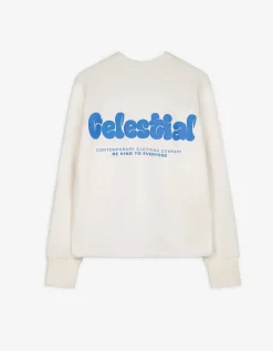 Sweatshirt - Afdrukken achteraan - wit