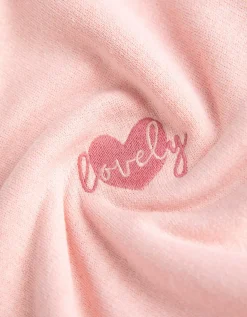 Sweatshirt - Borduursel - roze