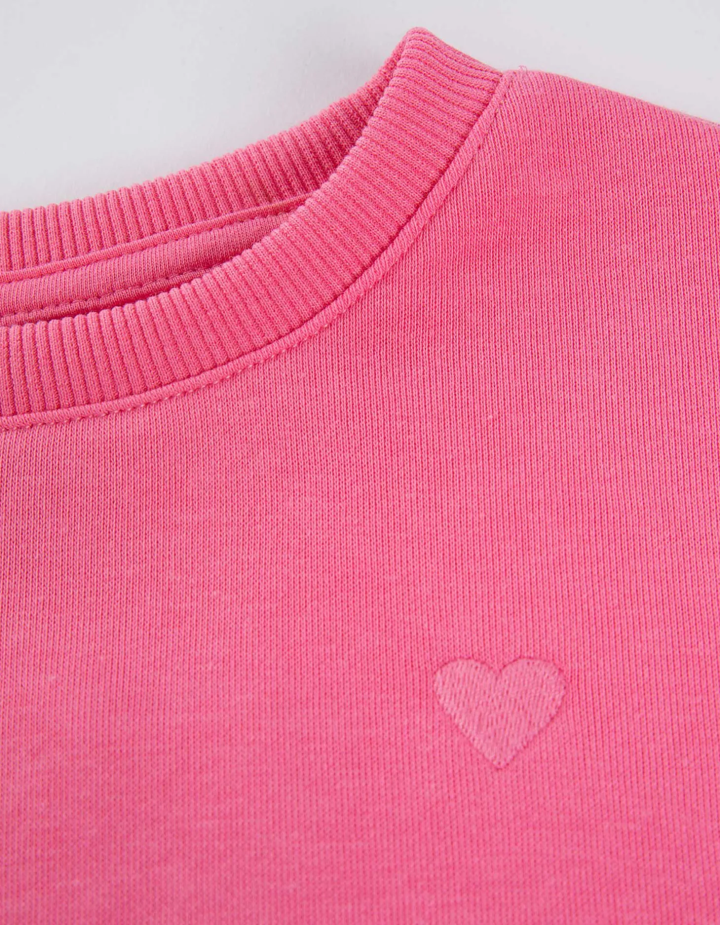 Sweatshirt - Borduursels - pink