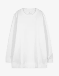Sweatshirt - Effen - wit