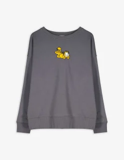 Sweatshirt - Garfield - donkergrijs