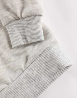 Sweatshirt - Glitterprint - lichtgrijs