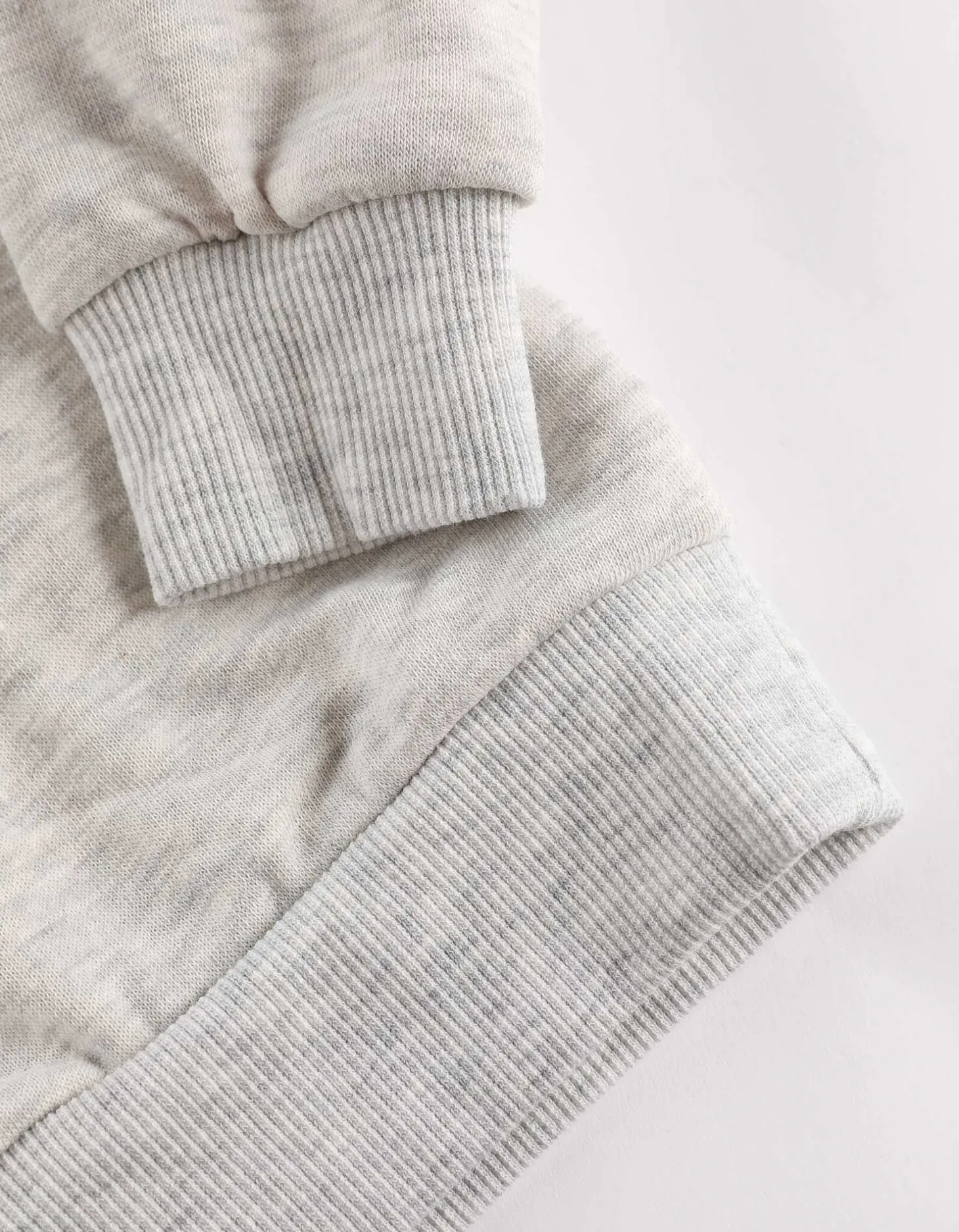 Sweatshirt - Glitterprint - lichtgrijs