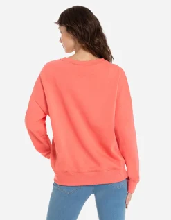 Sweatshirt - lichtrood