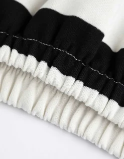 Sweatshirt - Opstaande kraag - wit