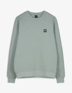Sweatshirt - Ronde hals - turkoois
