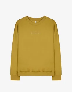 Sweatshirt - Tekstprint - groen