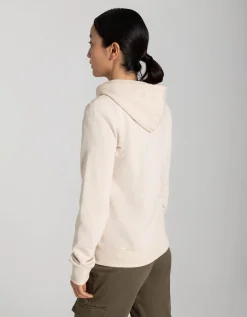 Sweatvest - Capuchon met tunnelkoord - wit