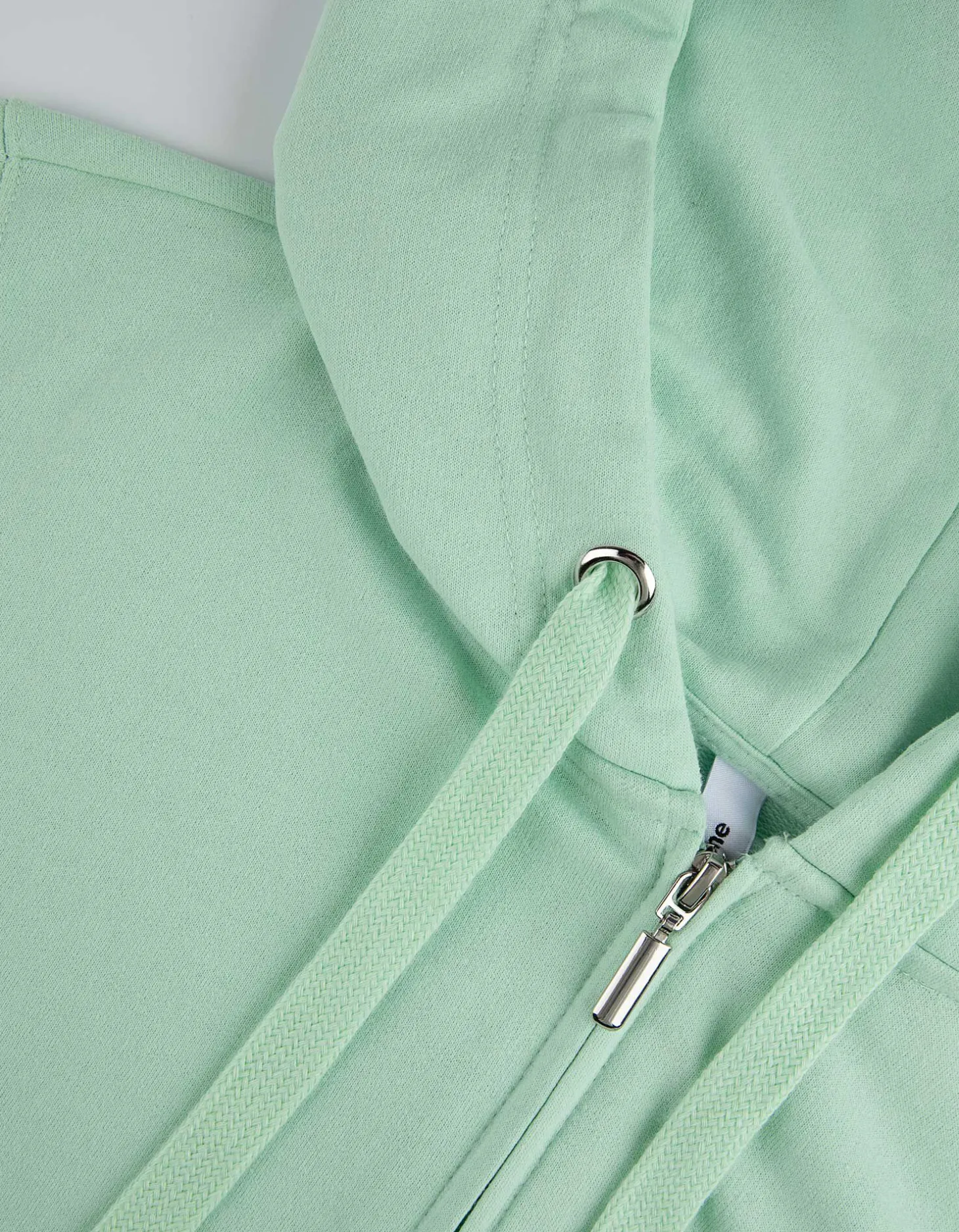 Sweatvest - Capuchon met tunnelkoord - groen