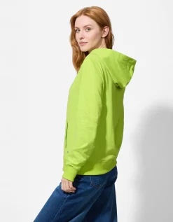 Sweatvest - Effen - groen