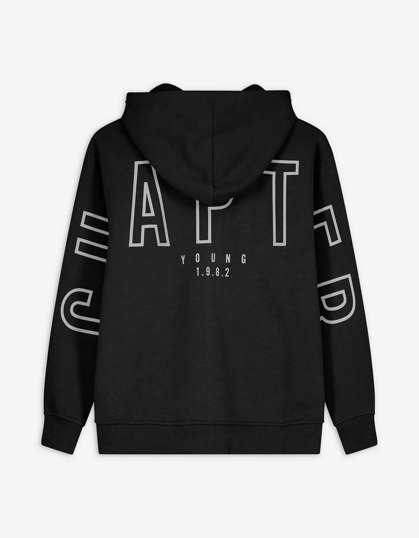Sweatvest - Oversized fit - zwart