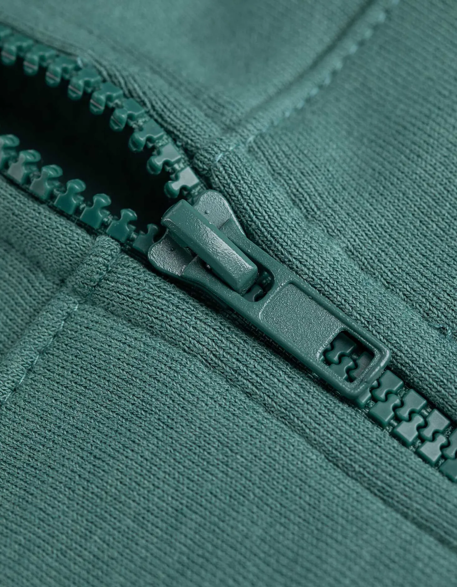 Sweatvest - Oversized fit - donkergroen