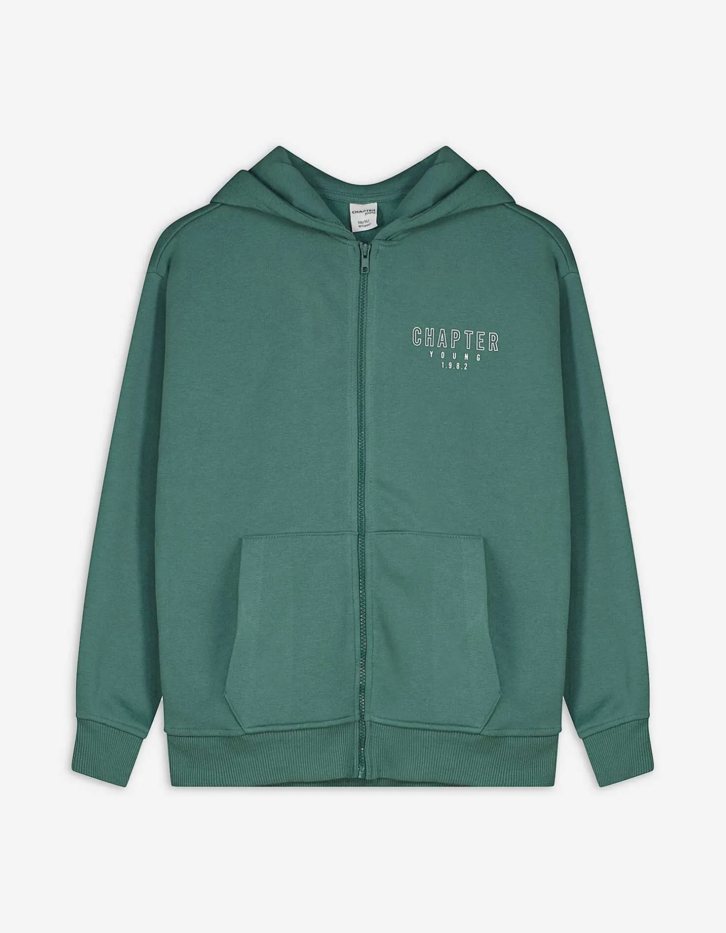 Sweatvest - Oversized fit - donkergroen