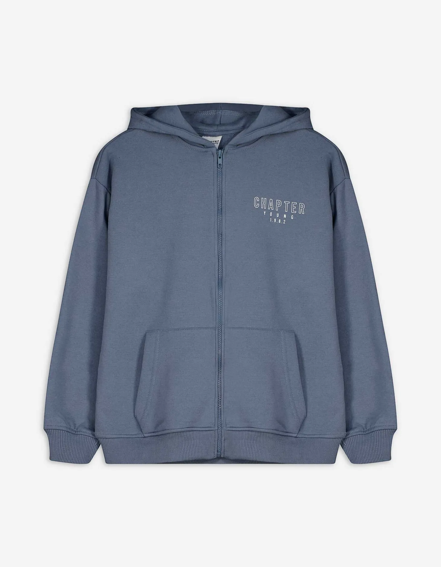 Sweatvest - Oversized fit - lichtblauw