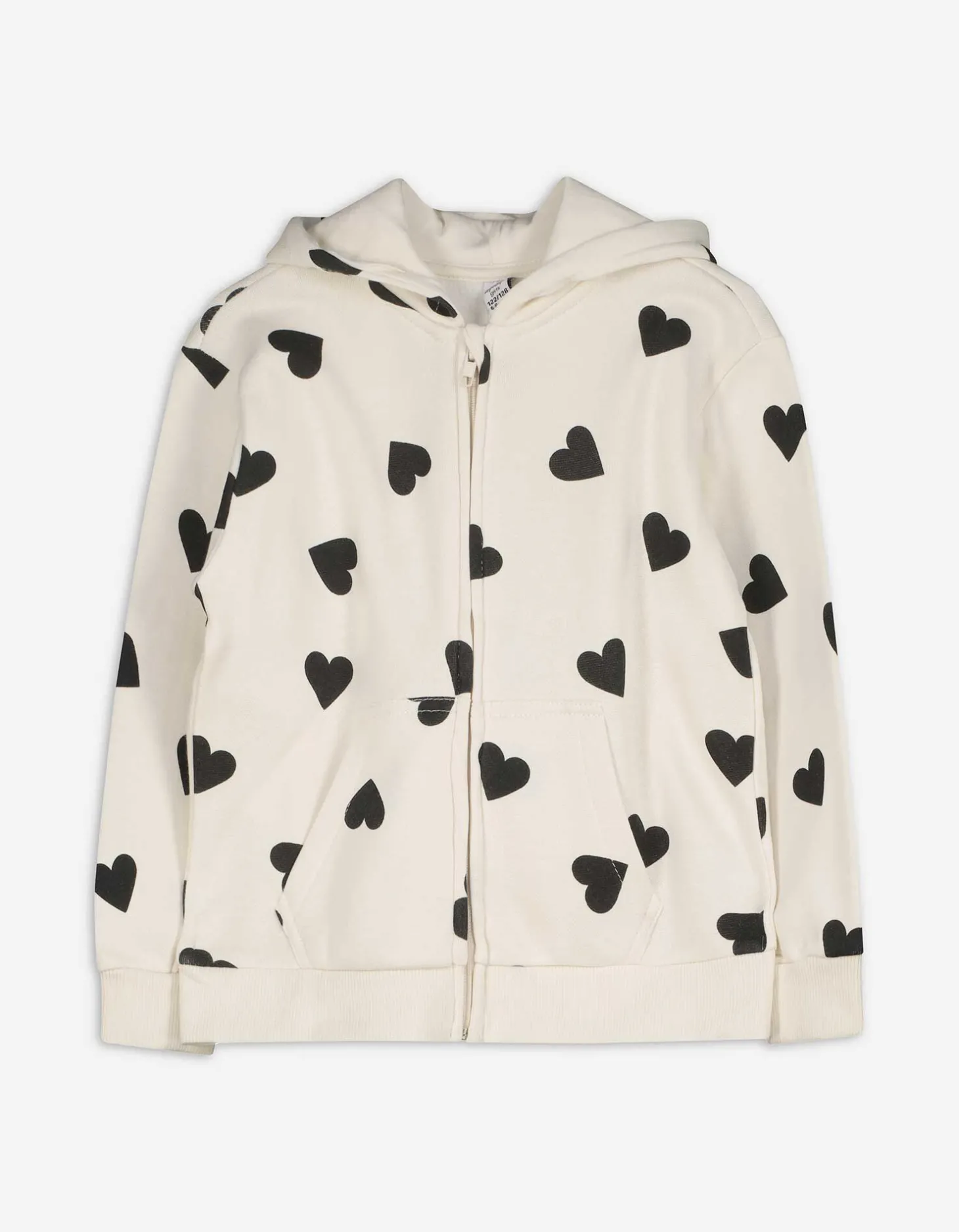 Sweatvest - Print all-over - beige