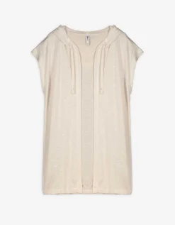 Sweatvest - Zonder sluiting - wit