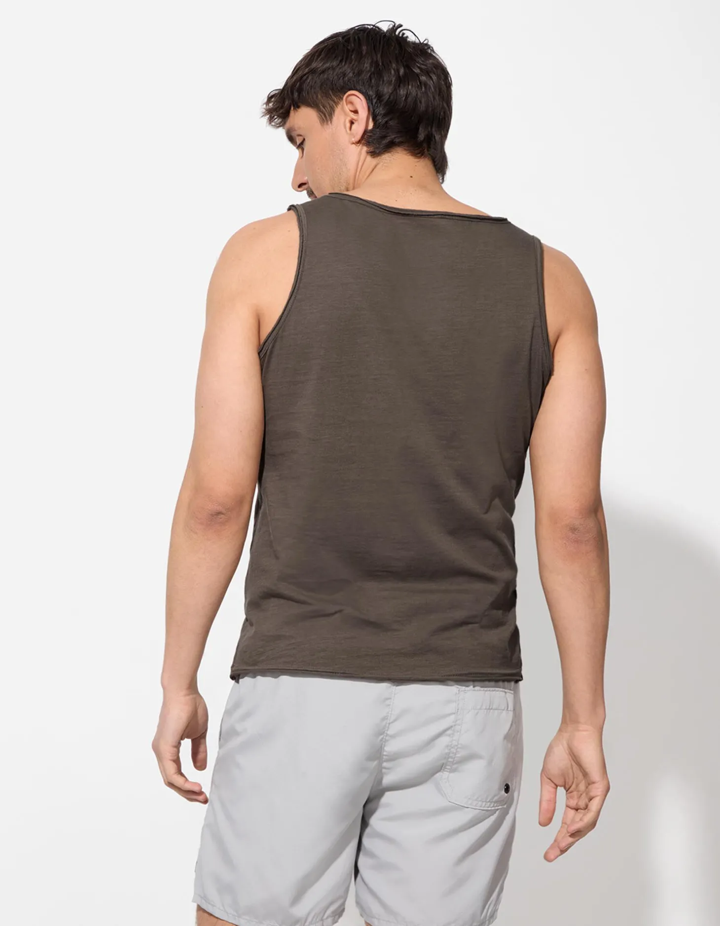 Tanktop - Regular fit - lichtbruin
