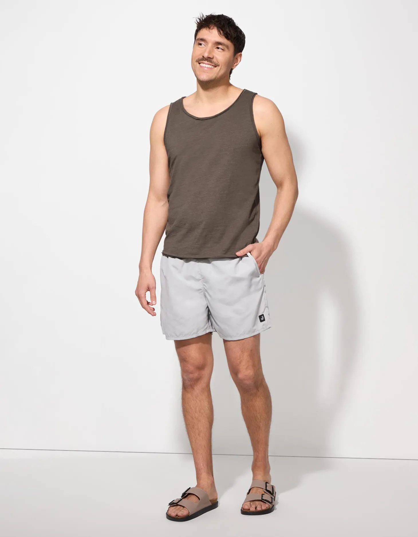 Tanktop - Regular fit - lichtbruin