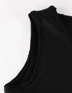 Tanktop - Regular fit - zwart