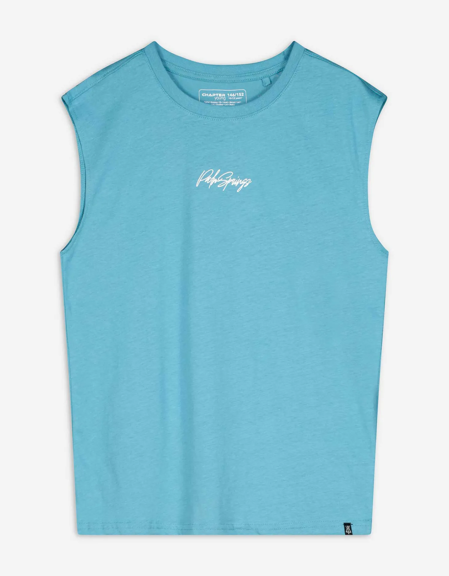 Tanktop - Vooropdruk - blauw