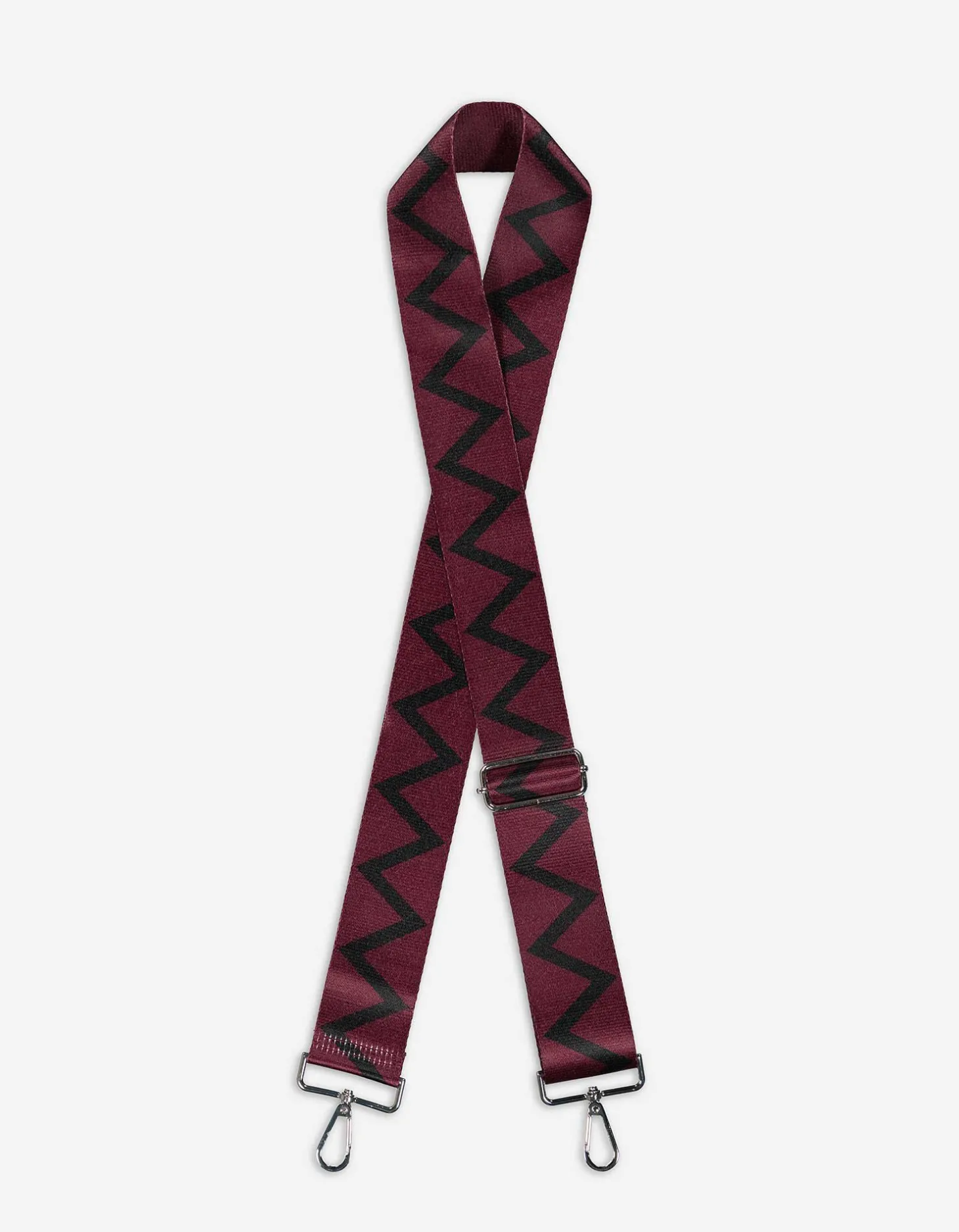 Tas riem - Motiefmix - donkerrood