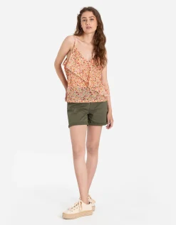 Top - Chiffon - roze