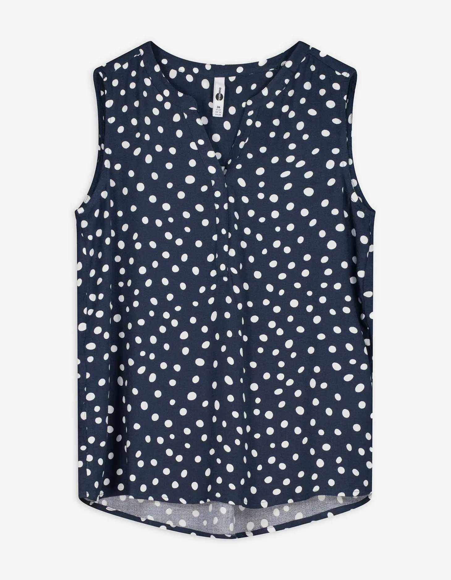 Top - donkerblauw