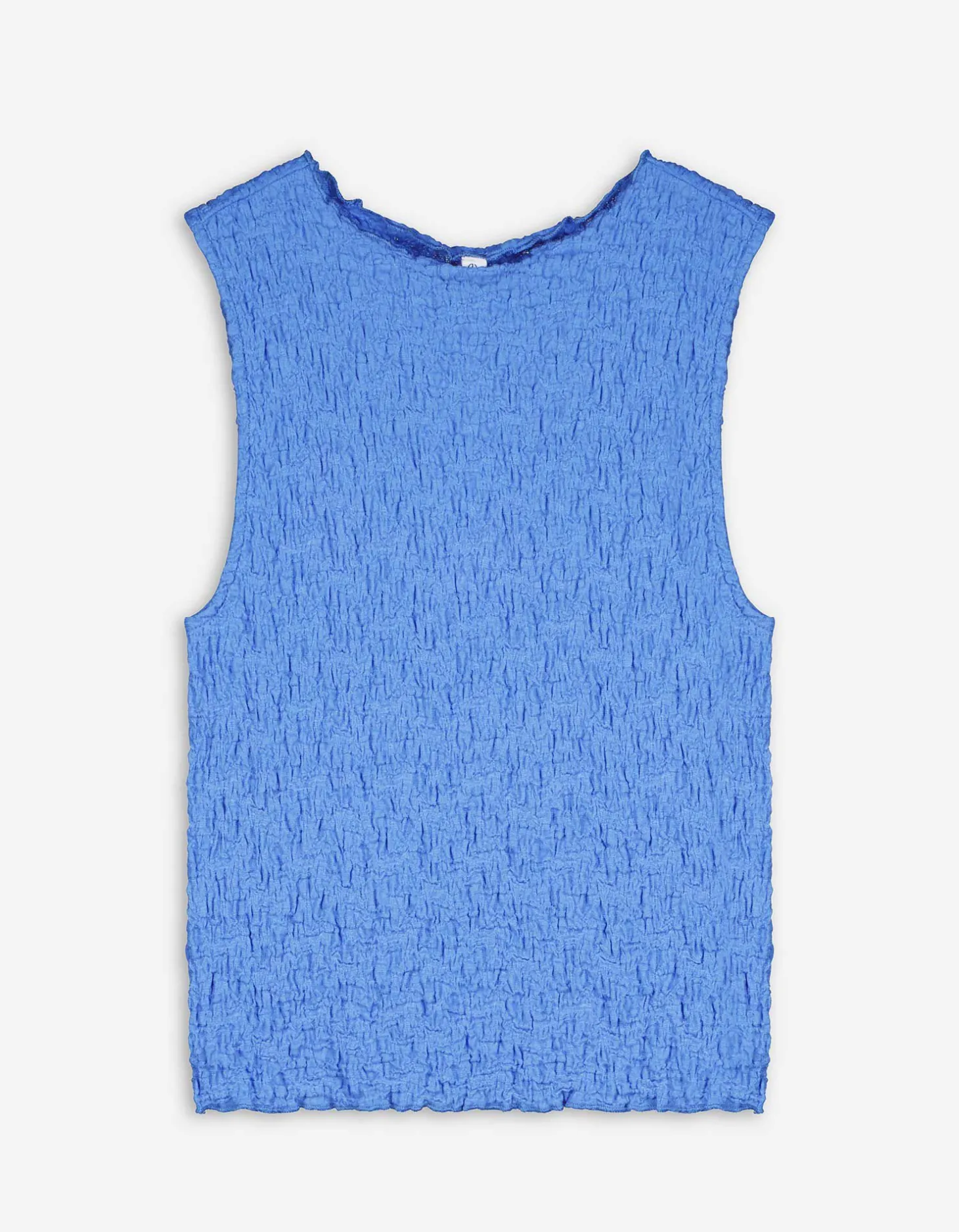 Top - Gekreukte look - blauw
