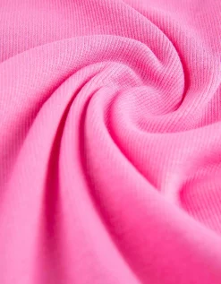 Top - Geribde structuur - pink