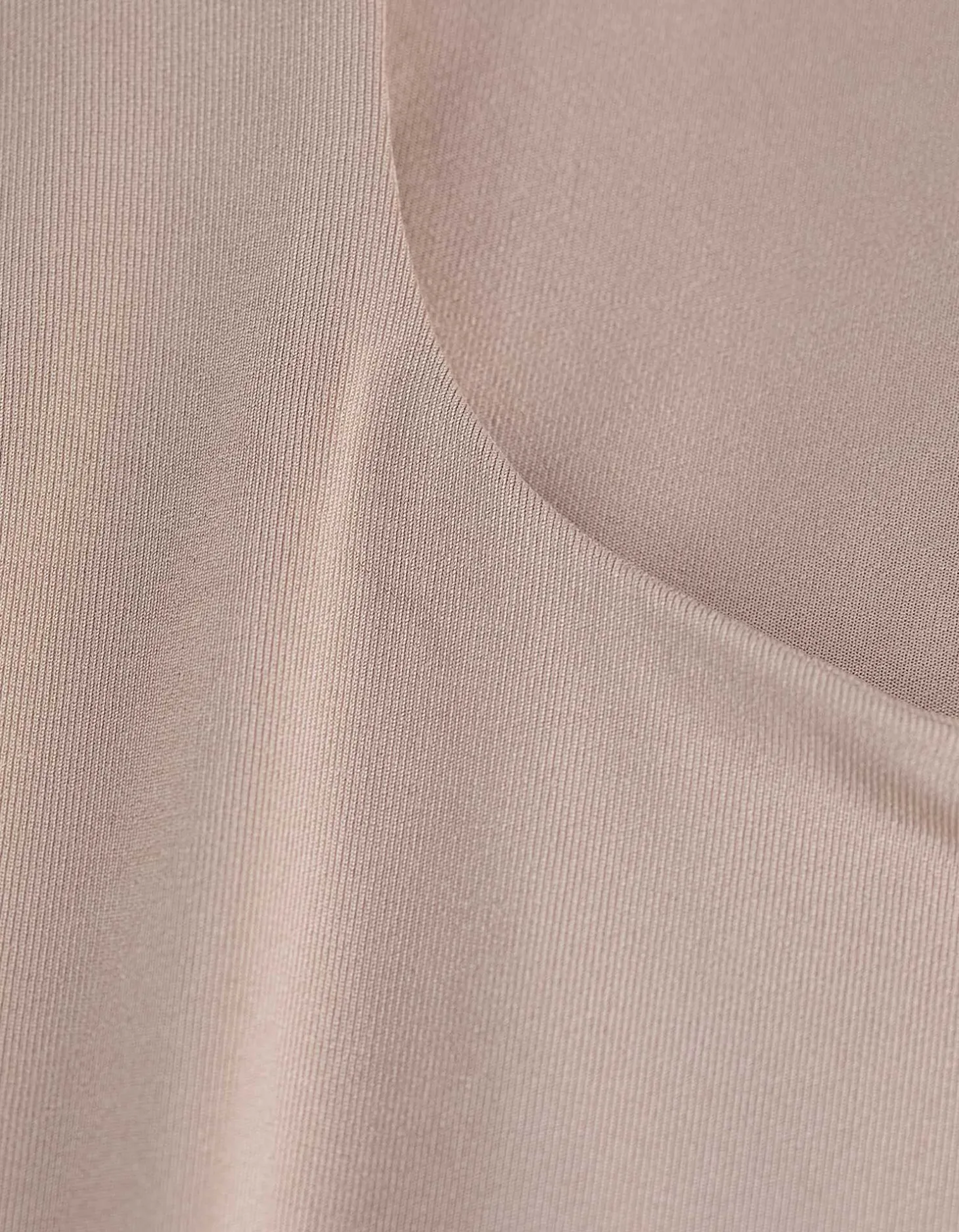 Top - Hoekige hals - beige
