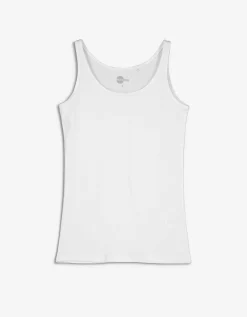 Top - Met stretch - wit