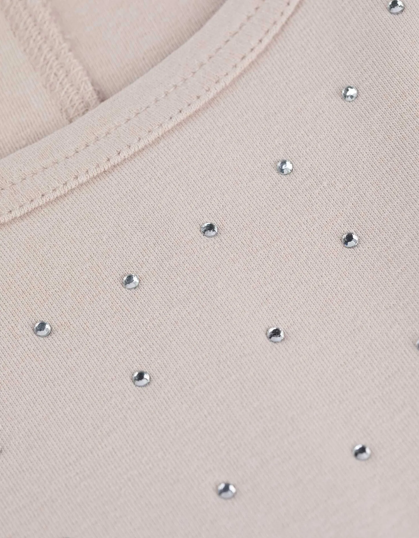 Top - Siersteentjes - beige