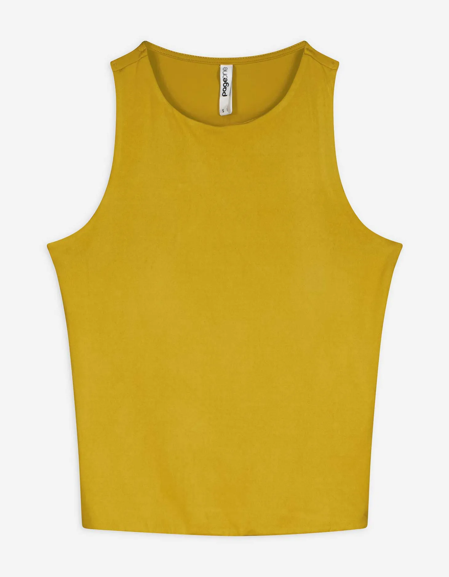 Top - Slim fit - geel