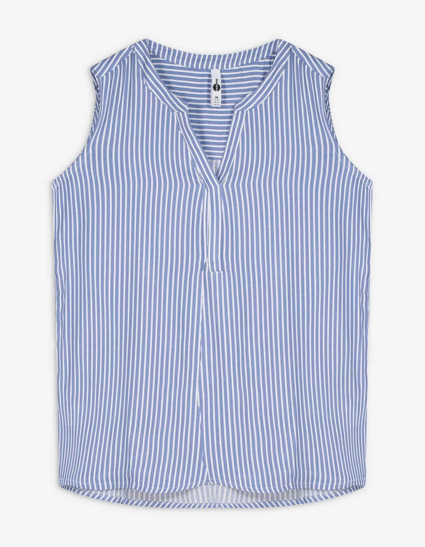 Top - Strepen - blauw