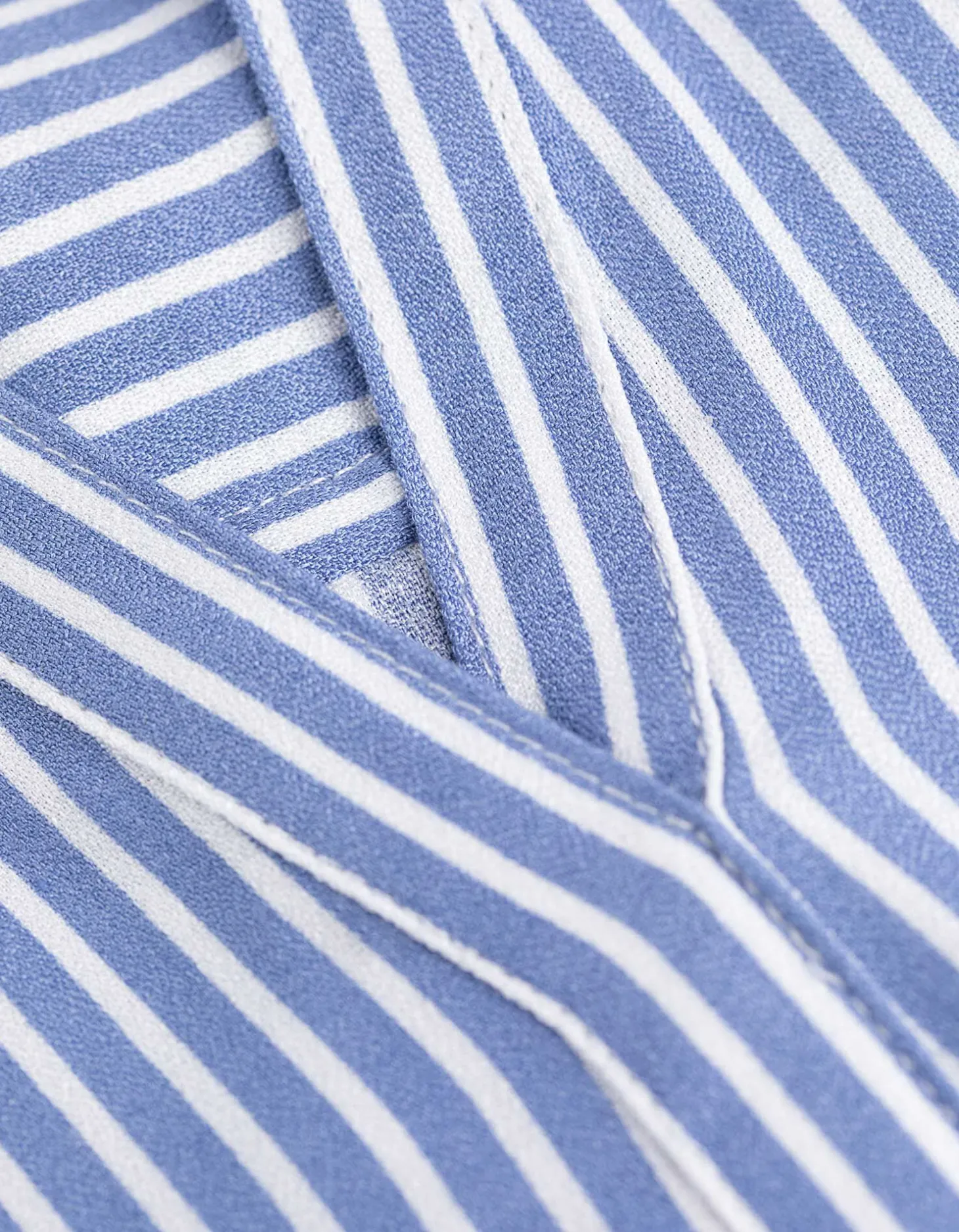 Top - Strepen - blauw